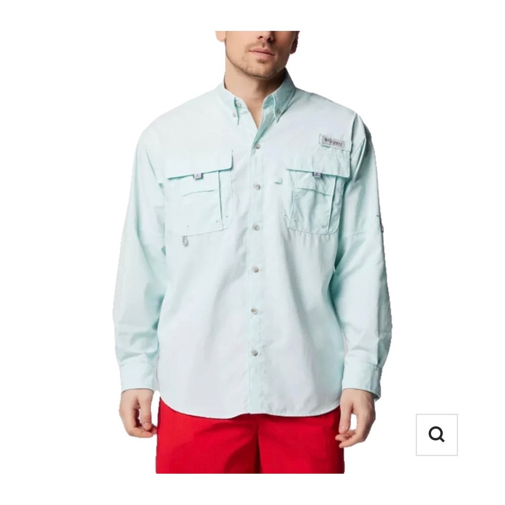 Columbia men's PFG Performance Fishing Gear Bahama II Long Sleeve‎ Shirt UPF 2xL